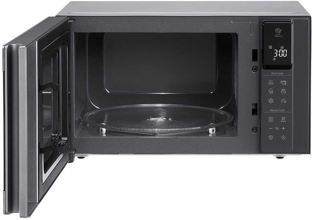 LG Microwave with Grill , 42 Liter 1200 Watt , Silver - MH8295CIS