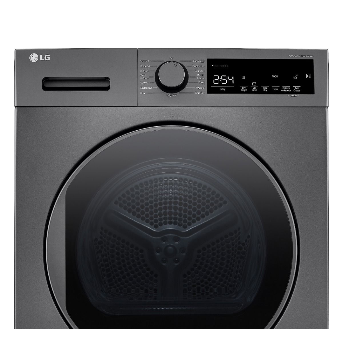 LG Dryer , 8 kg , Dark Silver - RH80T2SP7RM
