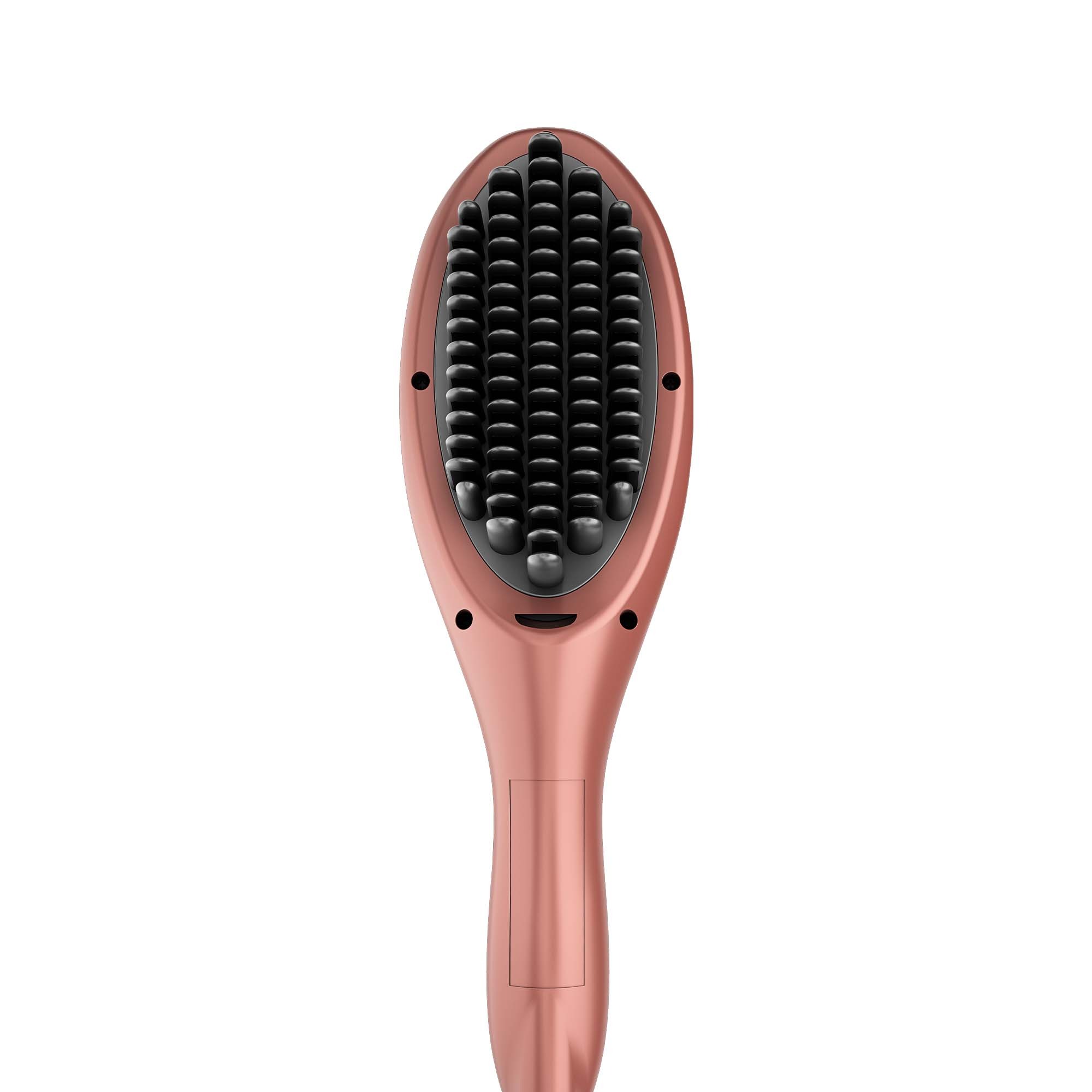 Rush Brush Hair Straightener 230 Celsius , Rose Gold - S3