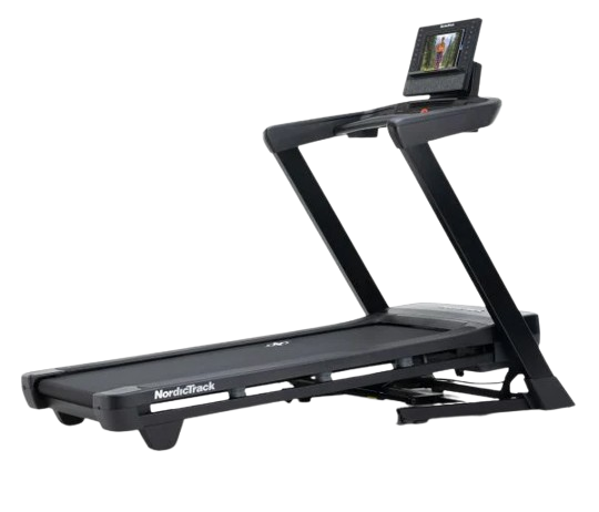 Nordic Track T Series 8 Foldable Treadmill , 147 Kilogram 3 horsepower , Black