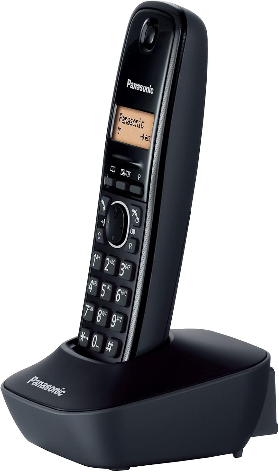 تليفون لاسلكي باناسونيك ،اسود - KX-TG1611 DECT