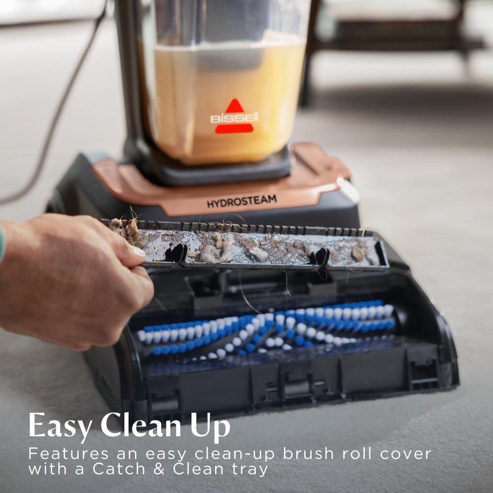 Bissell PowerWash HydroSteam Bagless Carpet Cleaner Black Rose Gold - 4201K
