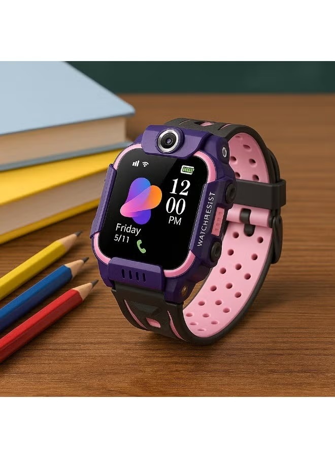 Nabi Z7A Smart Watch , 1.44 Inch Purple and Black