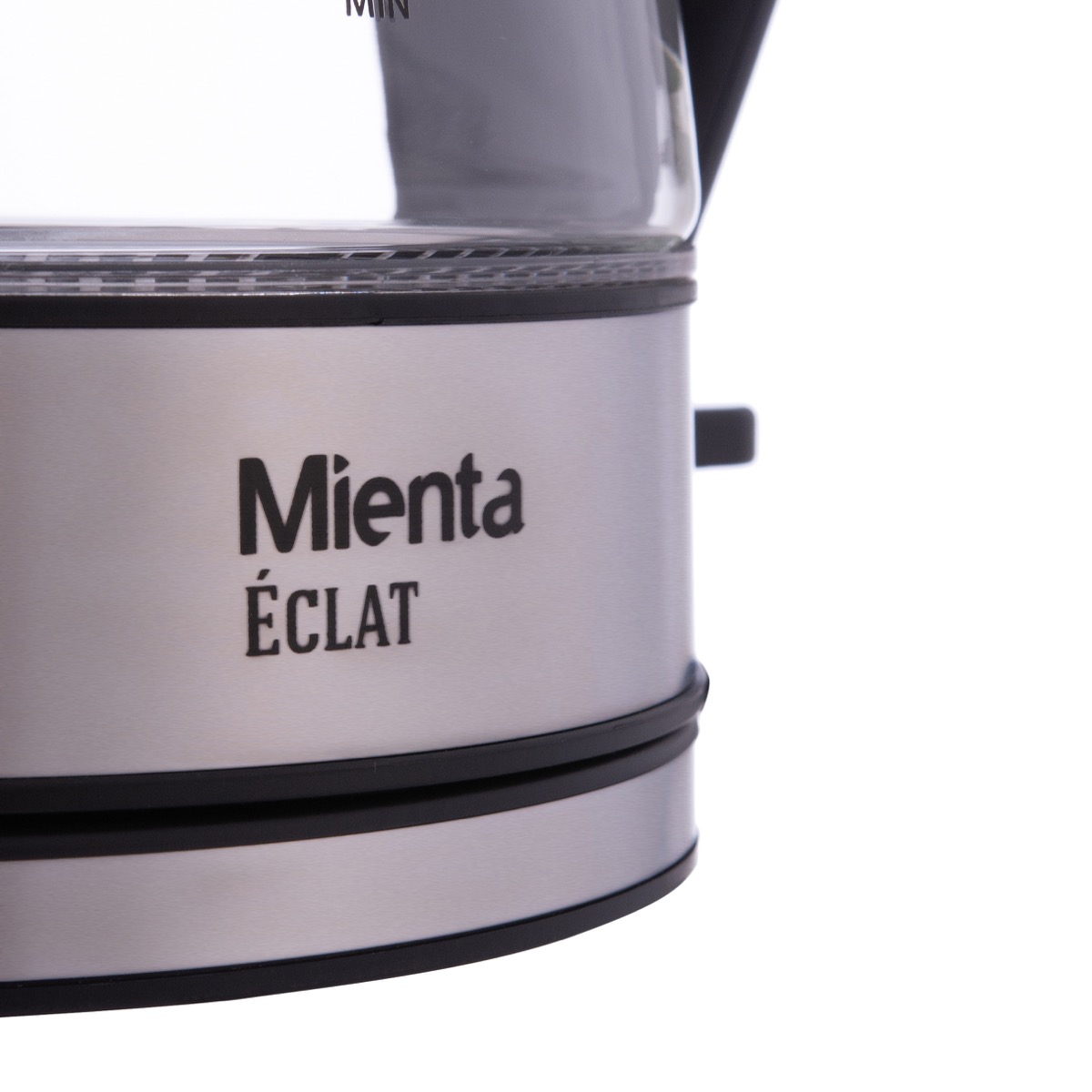 Mienta Eclat Electric Kettle , 1.7 Liter 2150 Watt , Silver Black - EK201320A