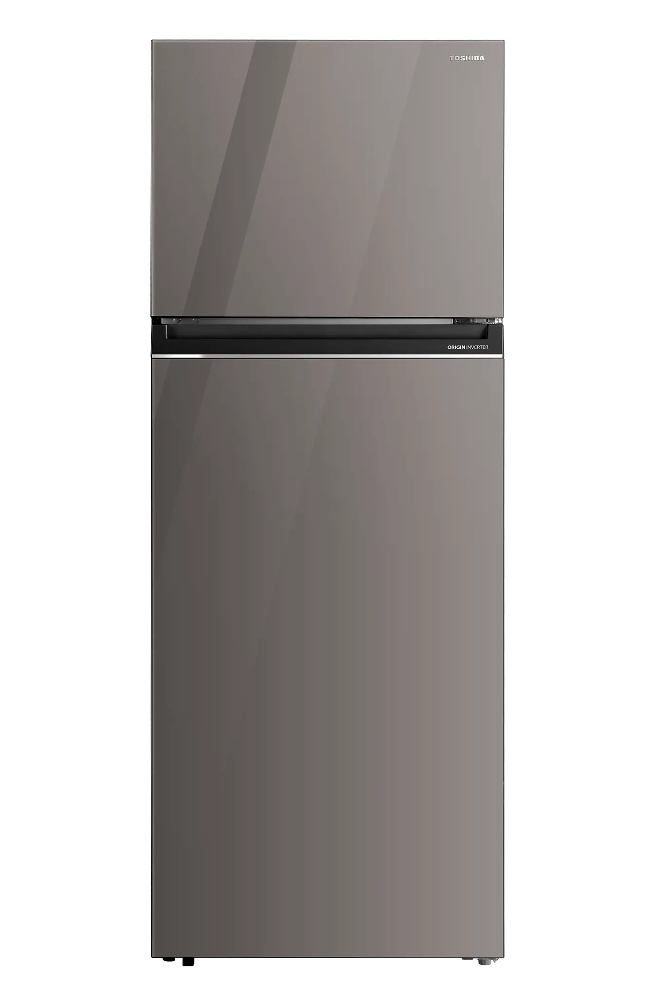Toshiba NoFrost Top Freezer Refrigerator , 450 Liter Inverter Motor , Silver - GR-RT624WE-PGN(72)