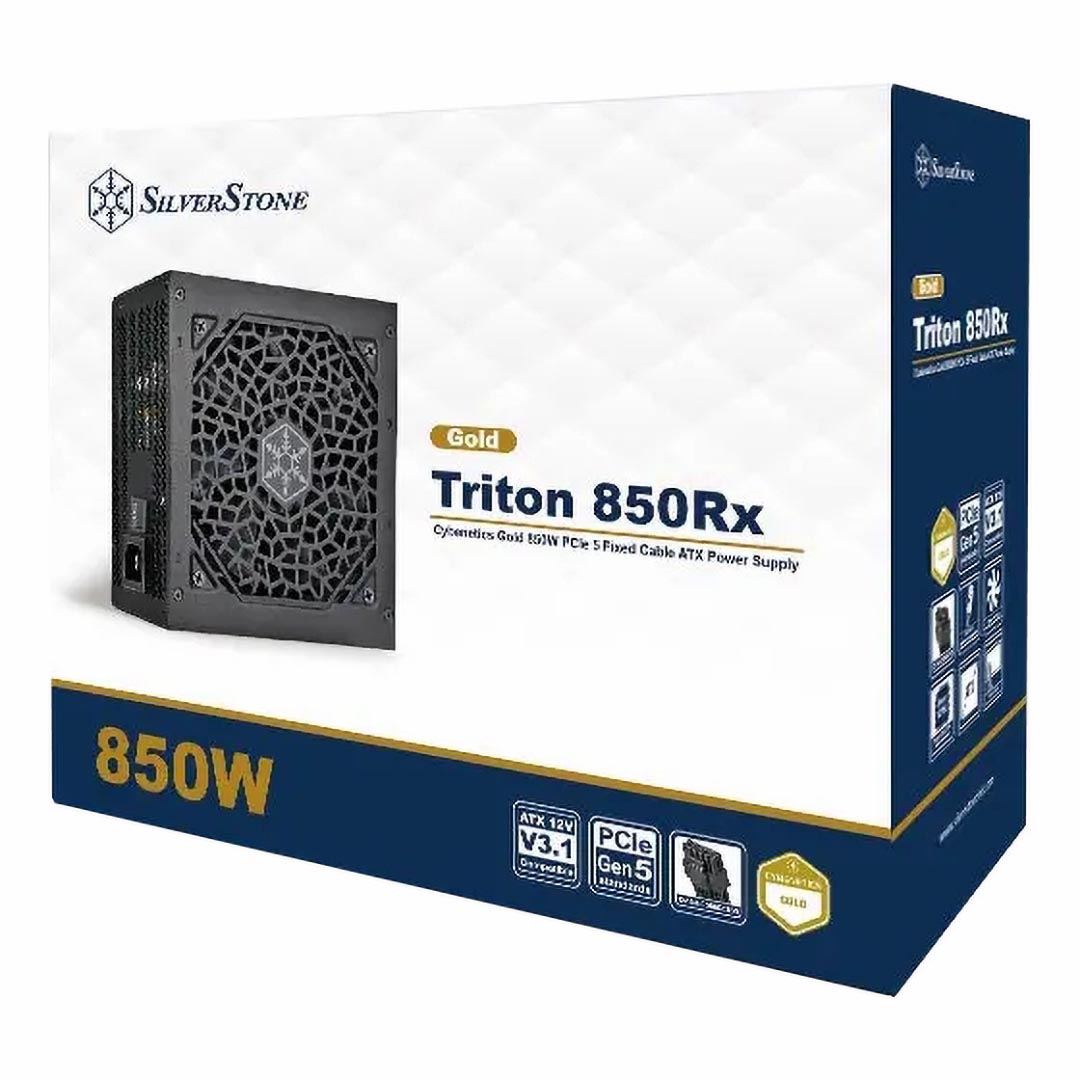 مزود طاقة سيلفر ستون تريتون 850Rx ، 264 فولت ، اسود - SST-TR850R-GF