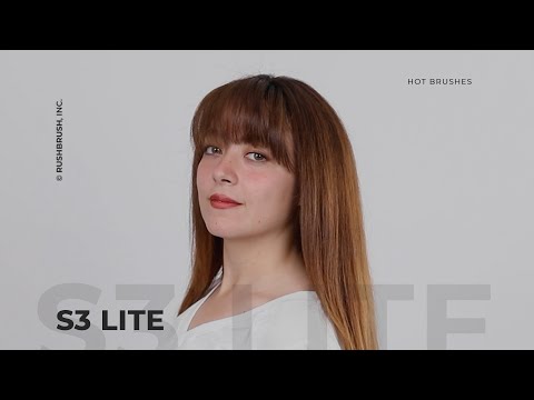 مكواة فرد الشعر راش براش S3 لايت ، 230 سلزيوس ، اسود