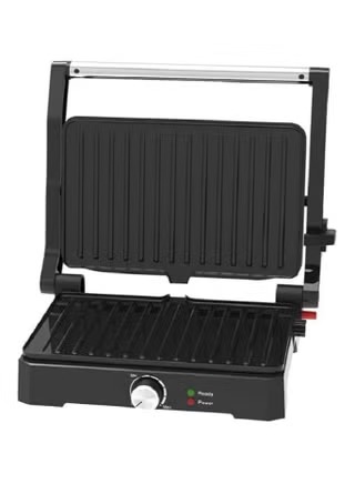 Sokany Sandwich Maker and Grill , 1500 Watt , Silver Black - SK-08026