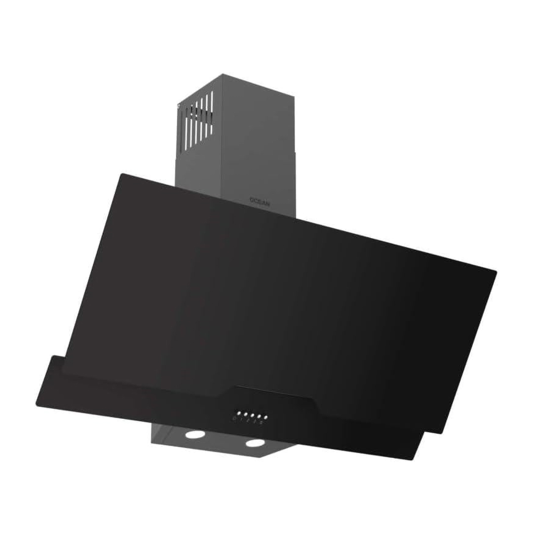 Ocean Built-In Decorative Hood , 90 Centimeter , Black Glass - ODCHR 94 BG CF