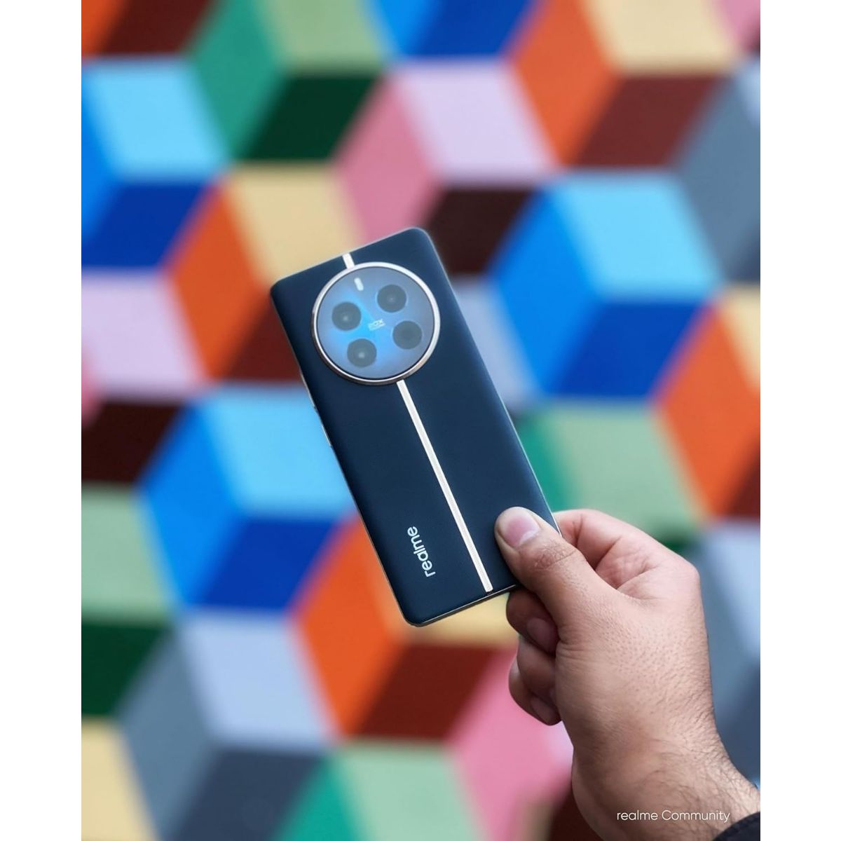 ريلمي 12 برو بلس ، سعة 512 جيجا بايت ، رام 12 جيجا بايت ، شبكة 5G ، شريحتين - ازرق صب مارين