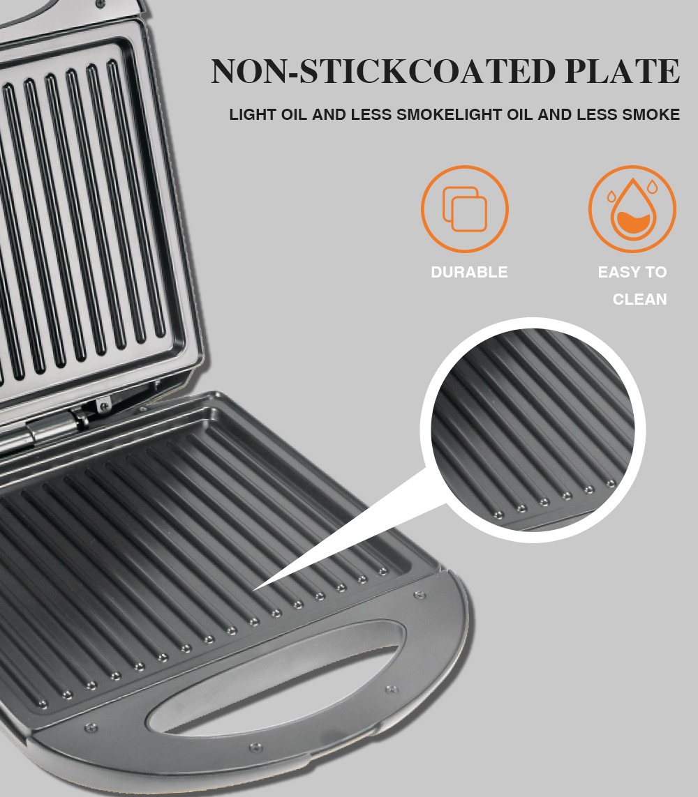 Raf Sandwich Maker 1400 Watt Black - R 228