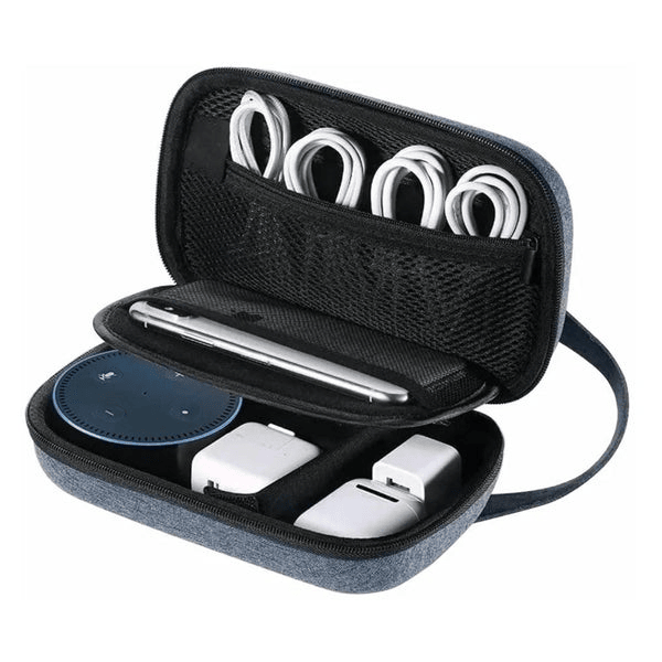 Ugreen Storage Case forChargers, mouse, earphones, hard drives, Power banks, flash drives, memory cards, and more ,Grey - LP152