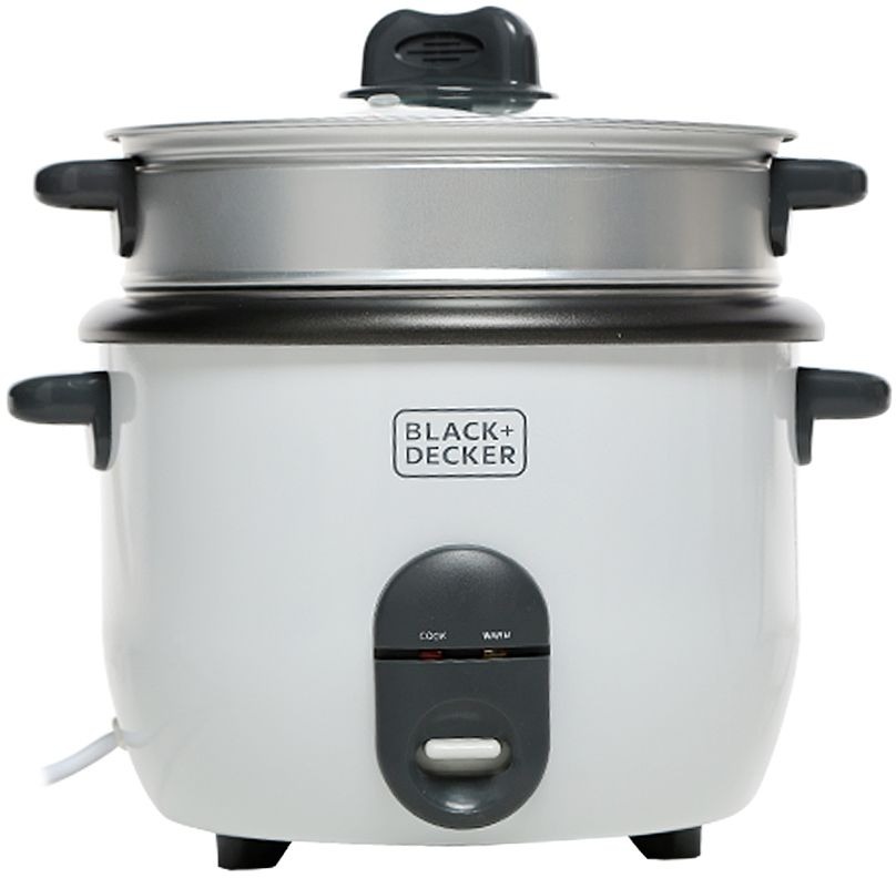 Black + Decker Rice Cooker , 1.8 Liter 700 Watt White - RC1860