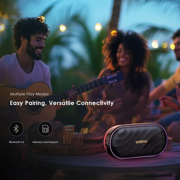 Oraimo Portable Bluetooth Speaker , Black - OBS-382