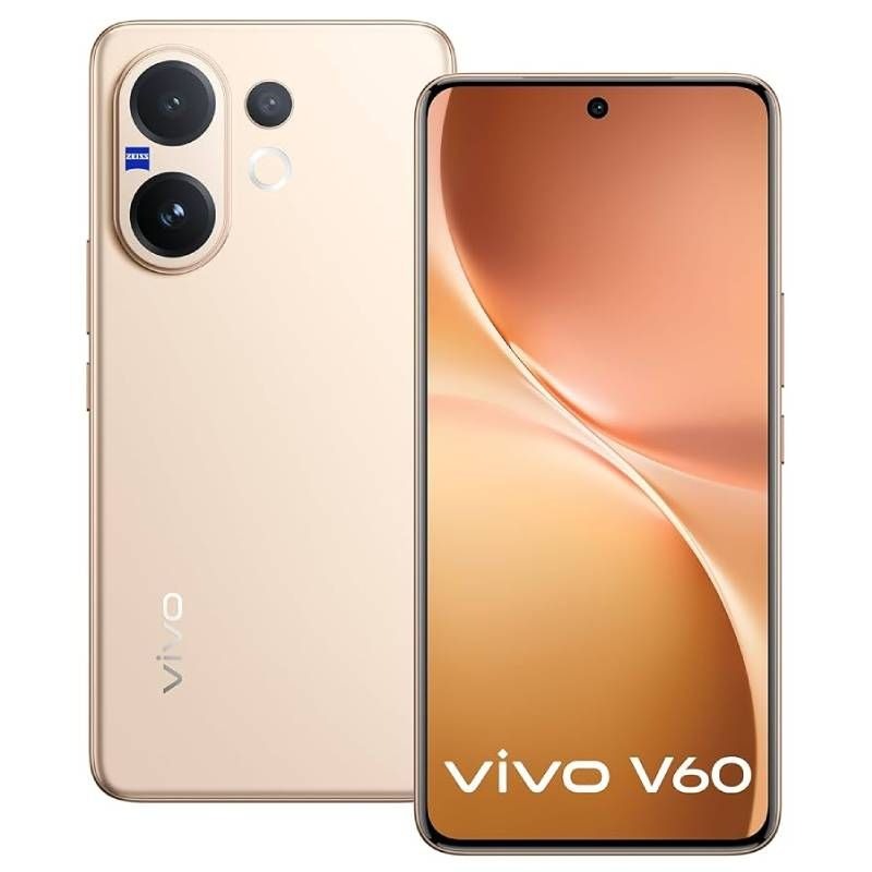 فيفو V60 ، سعة 512 جيجا بايت ، رام 12 جيجا بايت ، شبكة 5G ، شريحتين - ذهبي اوسبيشس