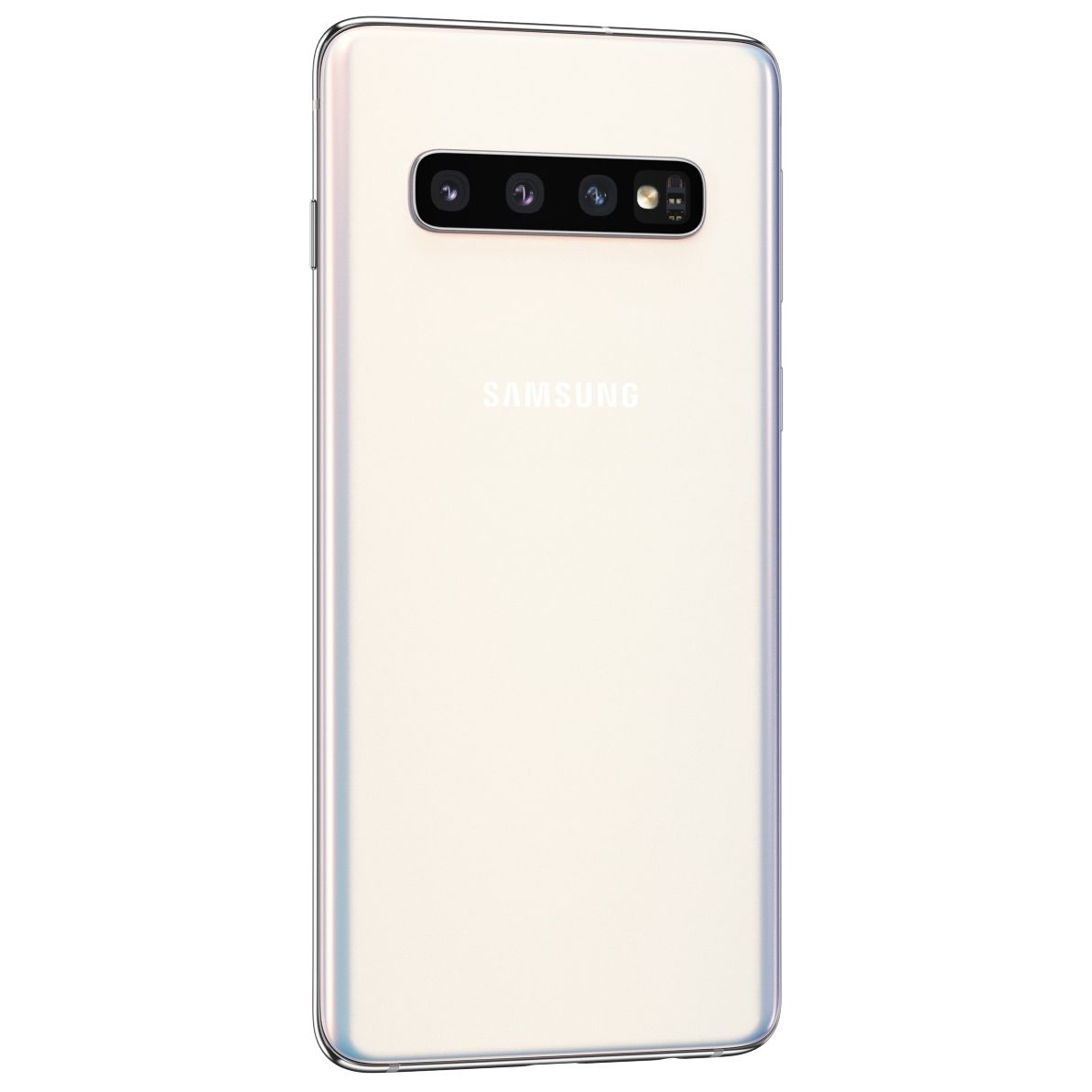 سامسونج جالكسي S10 ، سعة 128 جيجا بايت ، رام 8 جيجا بايت ، شبكة 4G LTE ، شريحتين - ابيض