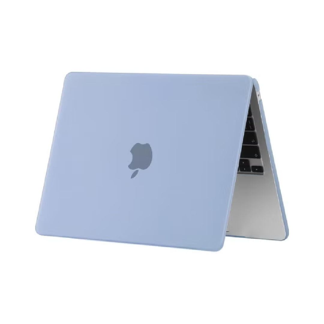 Generic Hard Shell Laptop Case with Screen Protector for Macbook Air 15-Inch , Matte Farpeak Blue