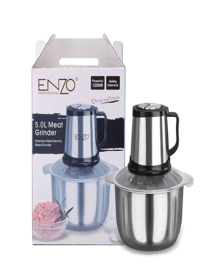 Enzo Grinder 5 Liter 1200 Watt , Silver - ITA20012