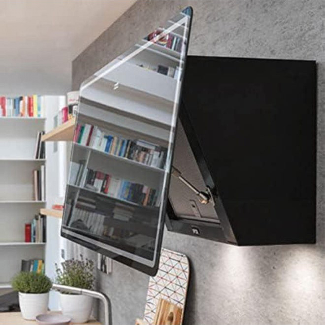 Franke Built-In Decorative Hood , 90 Centimeter , Black Glass - FPJ 915 V BK/DG A