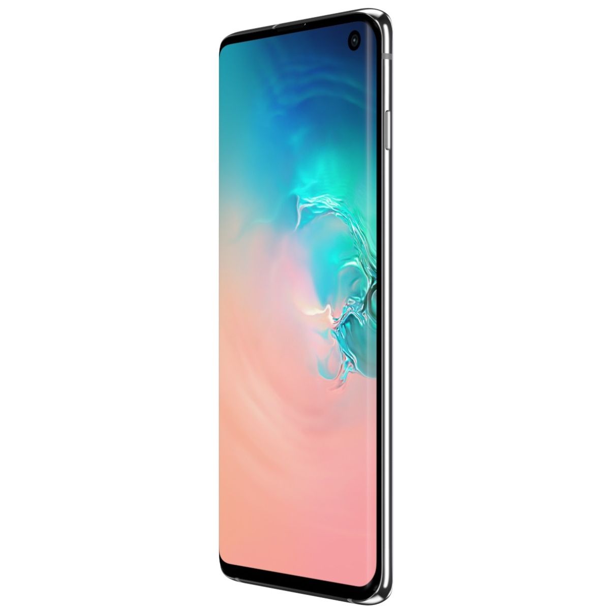 سامسونج جالكسي S10 ، سعة 128 جيجا بايت ، رام 8 جيجا بايت ، شبكة 4G LTE ، شريحتين - ابيض