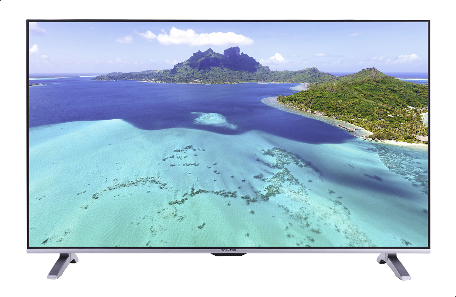 شاشة تلفزيون سمارت تورنيدو ، مقاس 50 بوصة ، ليد ، دقة 4K UHD ، بريسيفر داخلي - 50UA1400E