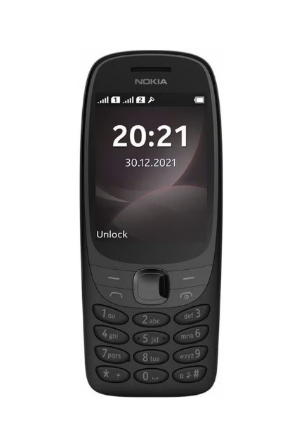 نوكيا 6310 2021 ، شريحتين - اسود