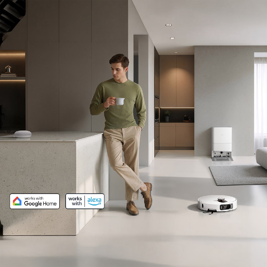 Xiaomi 5 pro Robotic Vacuum Cleaner , 5200 mAh White - OV21GL