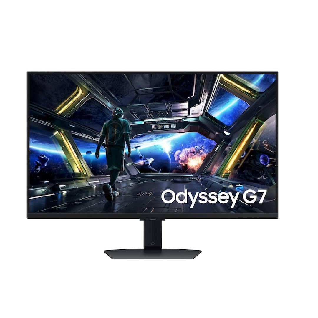 Samsung Odyssey G70D 32 Inch 4K UHD Flat Gaming Monitor , 144 Hertz 1 Millisecond , Black - LS32DG702EUXEN