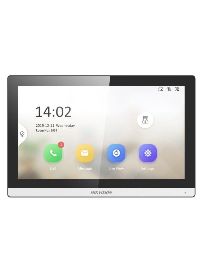 طقم انتركم فيديو اي بي هيك فيجن ،اسود - DS-KIS610-P