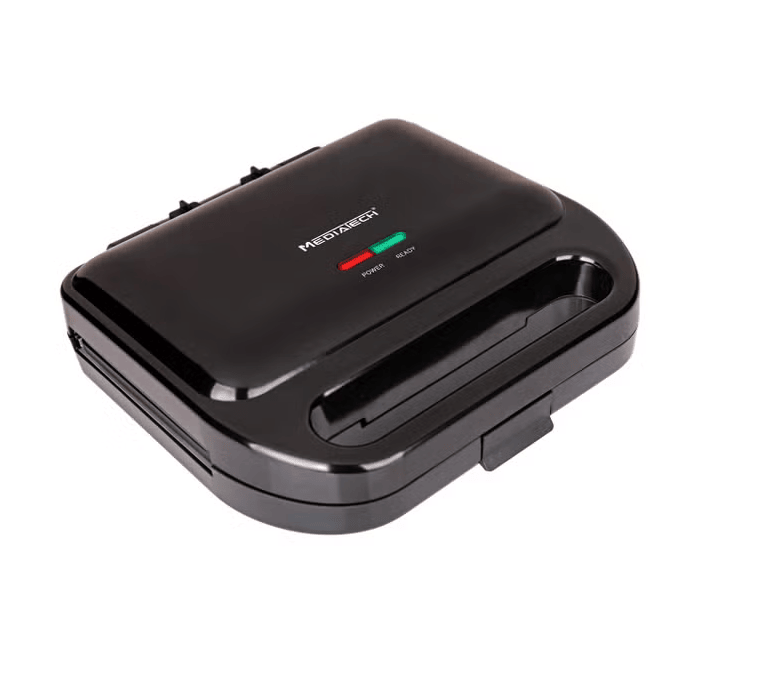 Mediatech Sandwich Maker 750 Watt Black - MT-207