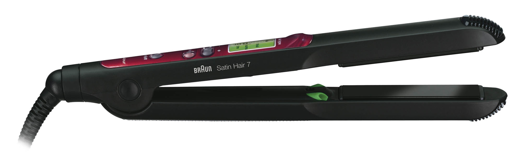 Braun Satin Hair 7 Hair Straightener , Black Red - ST750