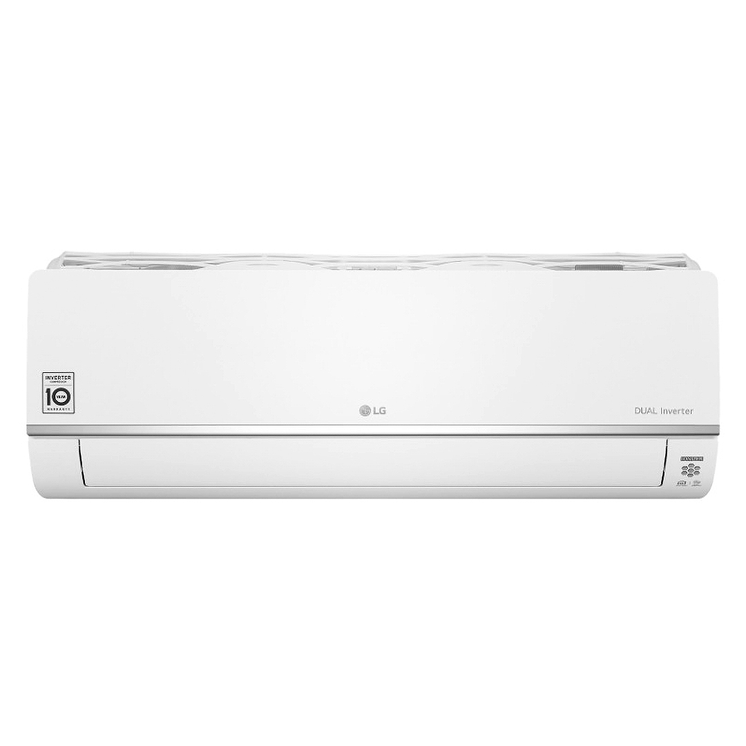 LG Dual Cool Split Air Conditioner ,1.5 horsepower Inverter Motor Only Cooling ,White - S4-Q12JA2MC