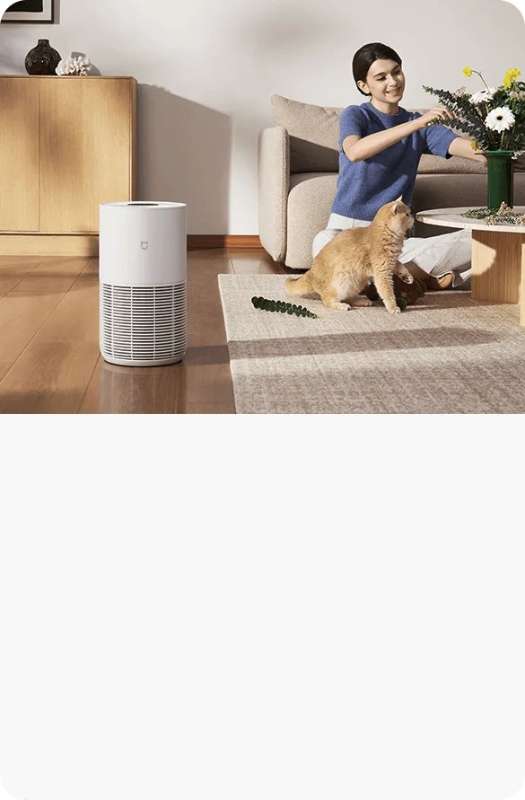 Xiaomi Mijia Smart Pet Care Air Purifier withTriple Layer Composite Filter , White - AC-M30-SC
