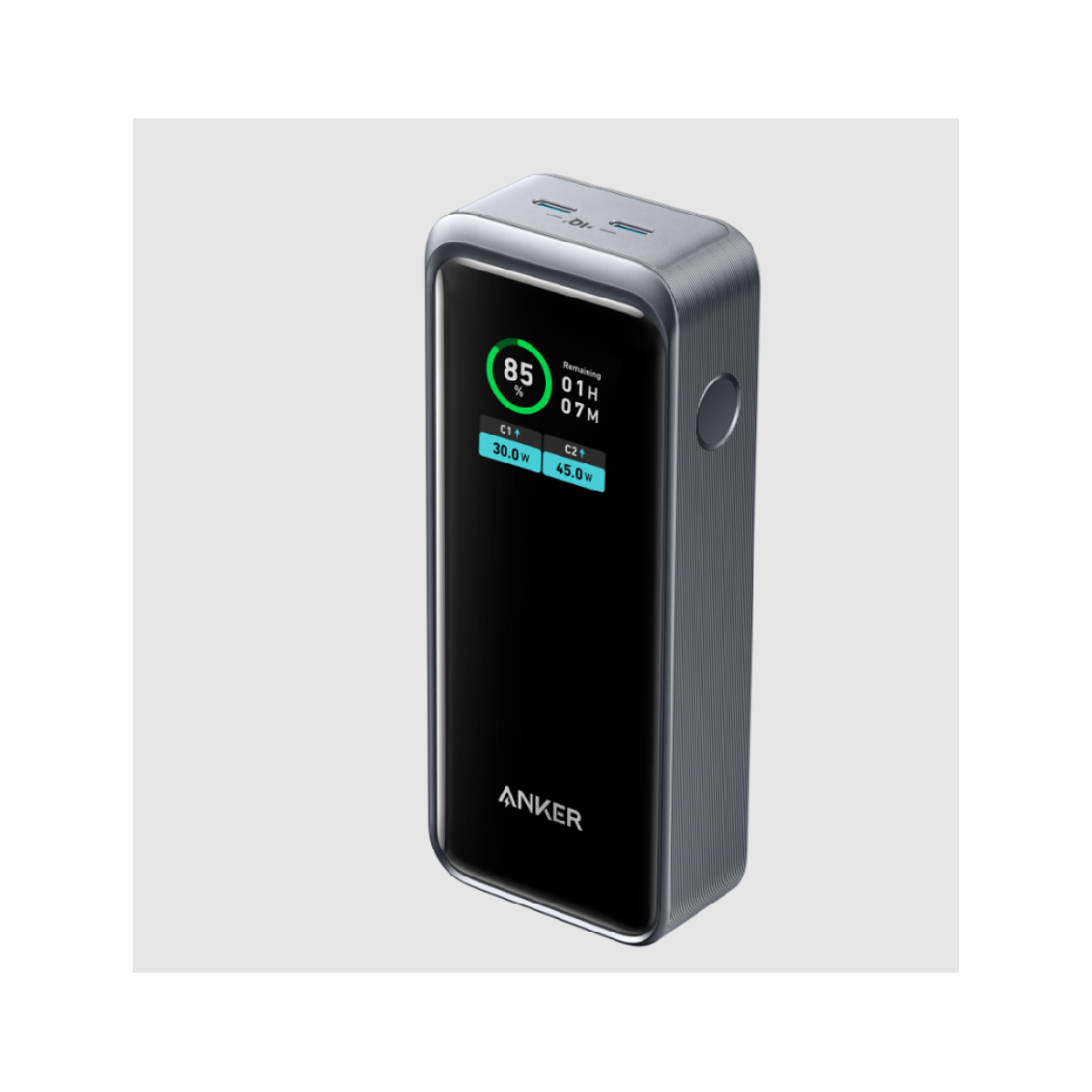 Anker Prime Wired Power Bank , 12000 mAh 2 Ports , Gray , A1335P11