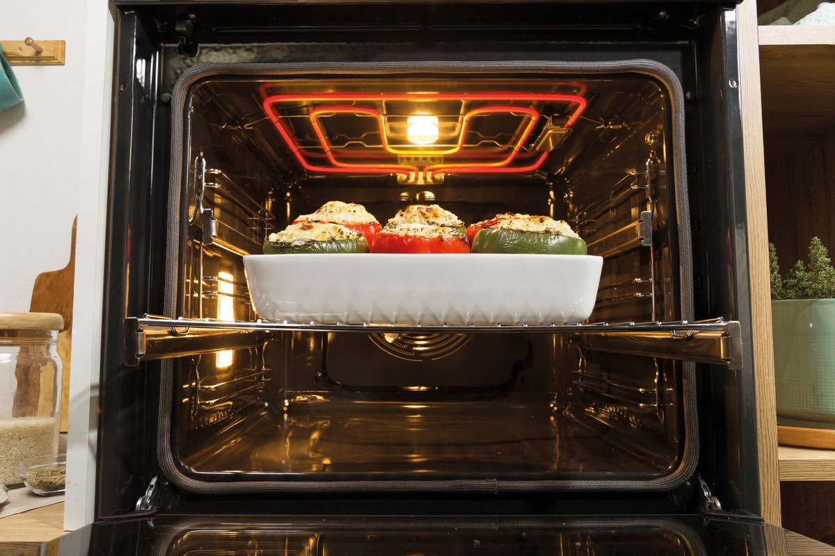 Gorenje Built-In Electric Oven with Grill 77 Liter , Black Stainless Steel - BOS6747A01X