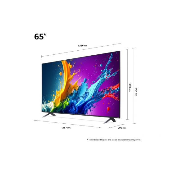 شاشة تلفزيون سمارت ال جي ، مقاس 65 بوصة ، QNED ، دقة 4K UHD ، بريسيفر داخلي