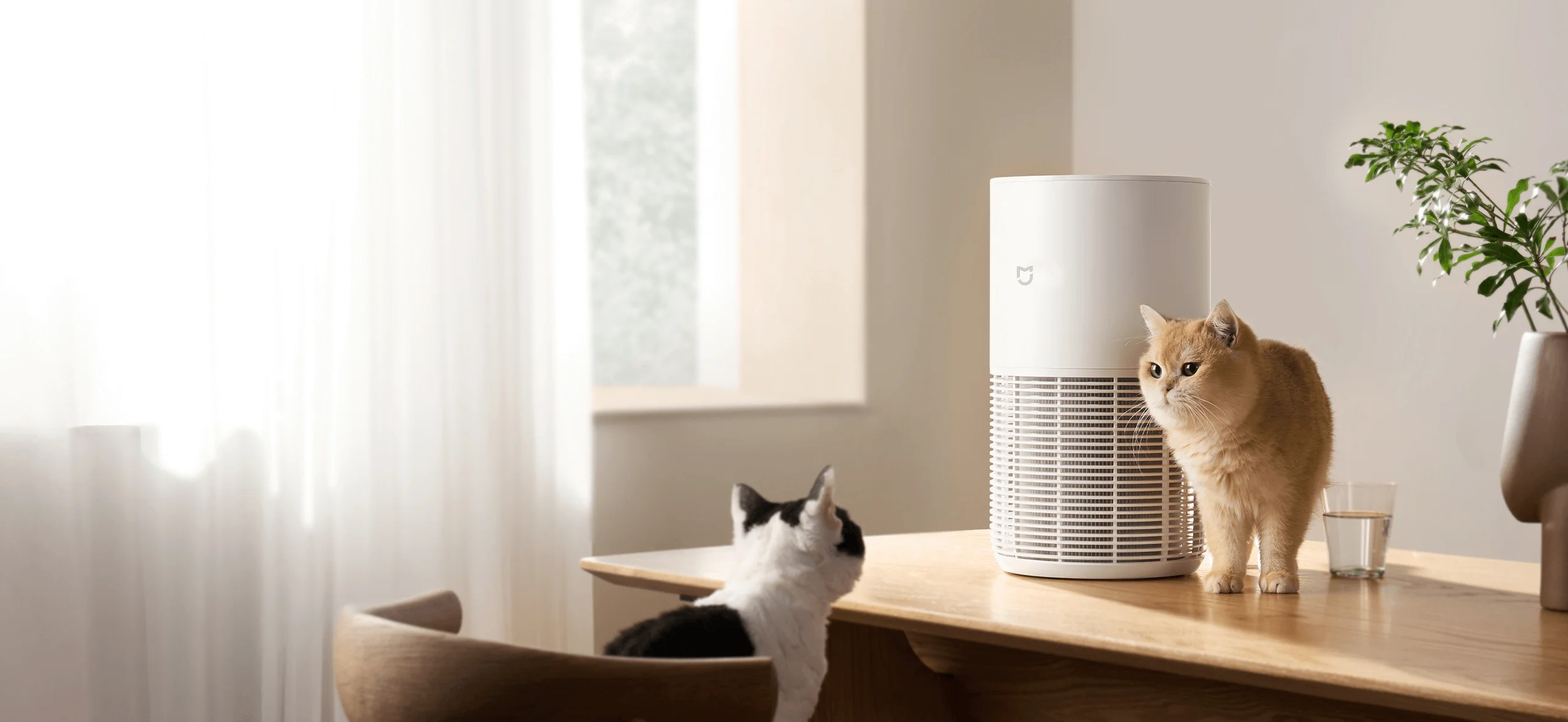 Xiaomi Mijia Smart Pet Care Air Purifier withTriple Layer Composite Filter , White - AC-M30-SC
