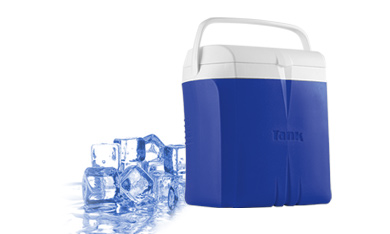 Tank Ice Box , 23 Liter , Blue