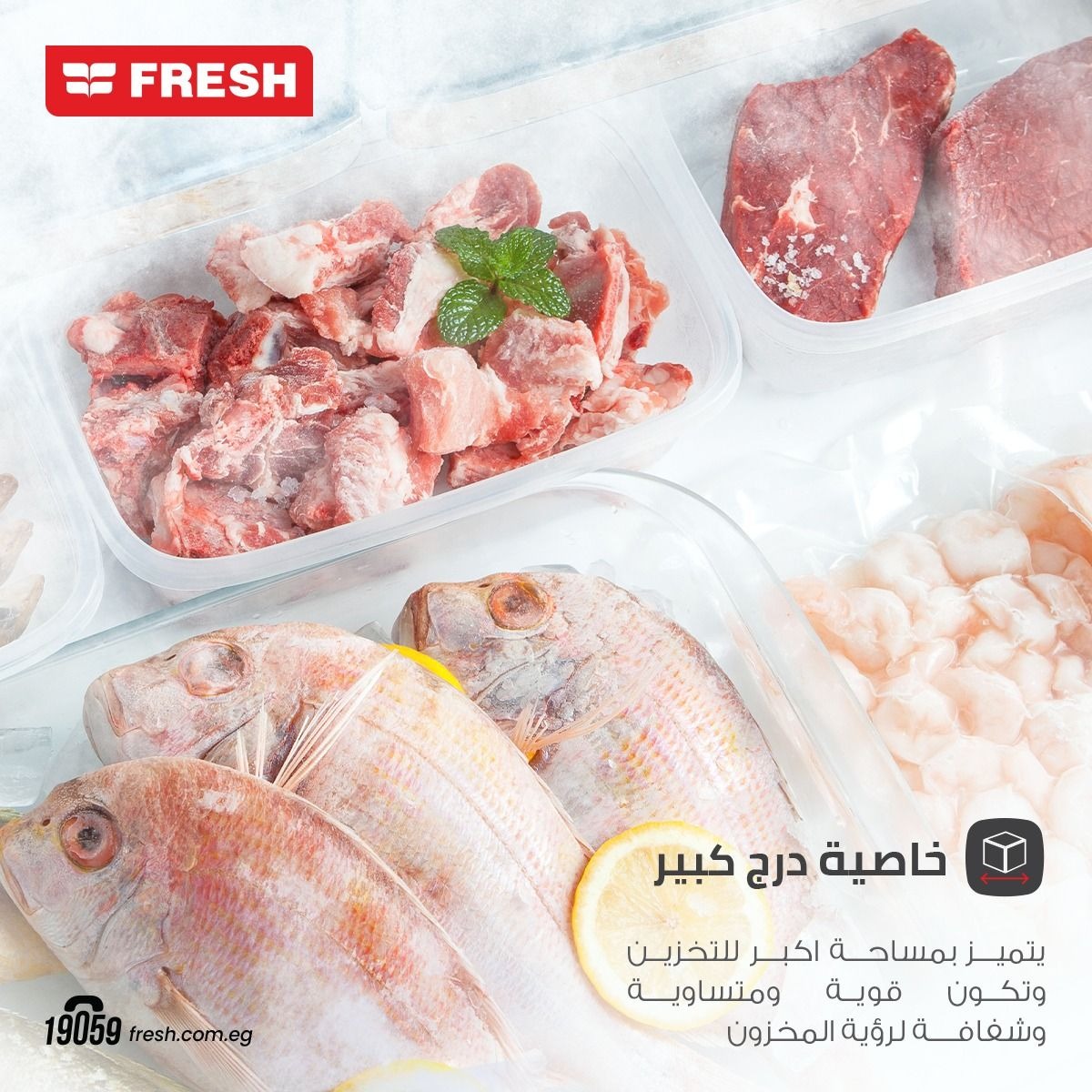 ديب فريزر رأسي فريش LR270 IBC ، سعة 200 لتر ، نوفروست ، انفرتر ، اسود - 500020496