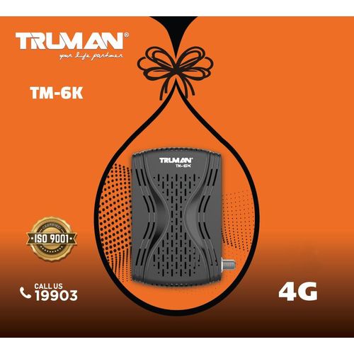 ريسيفر ميني رقمي ترومان ، دقة HD ، اسود - TM-6K