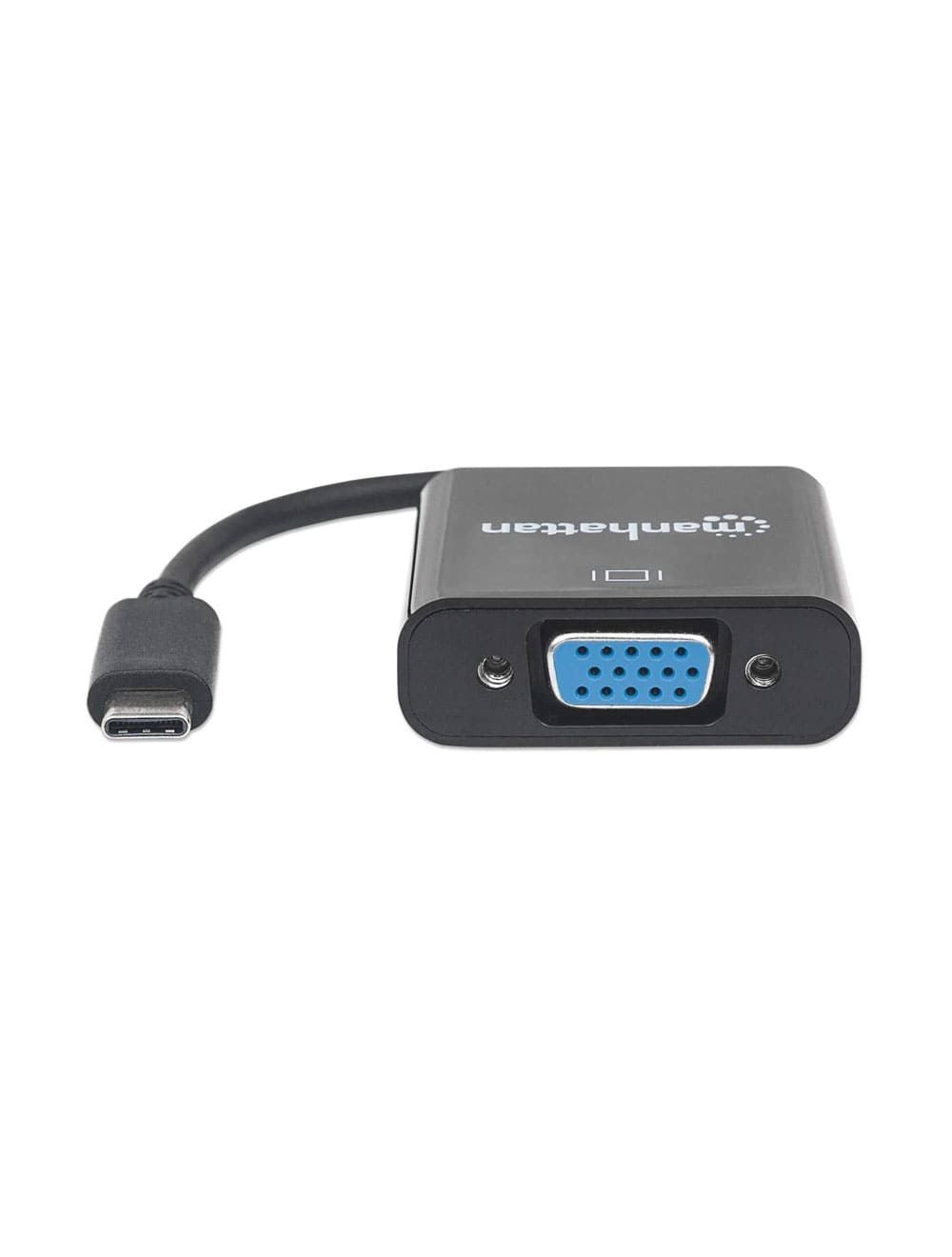 Manhattan USB-C to VGA Converter ,Black