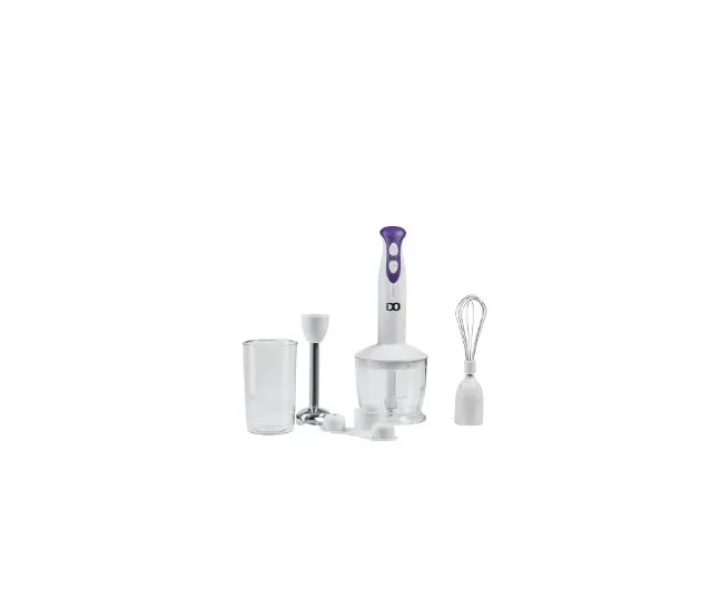Ido Electric Oven , 28 Liter 1600 Watt , Black - TOAF28 with iDO Hand Blender with Attachments, 2 Speed Settings, 400 Watt, White - HBLG400