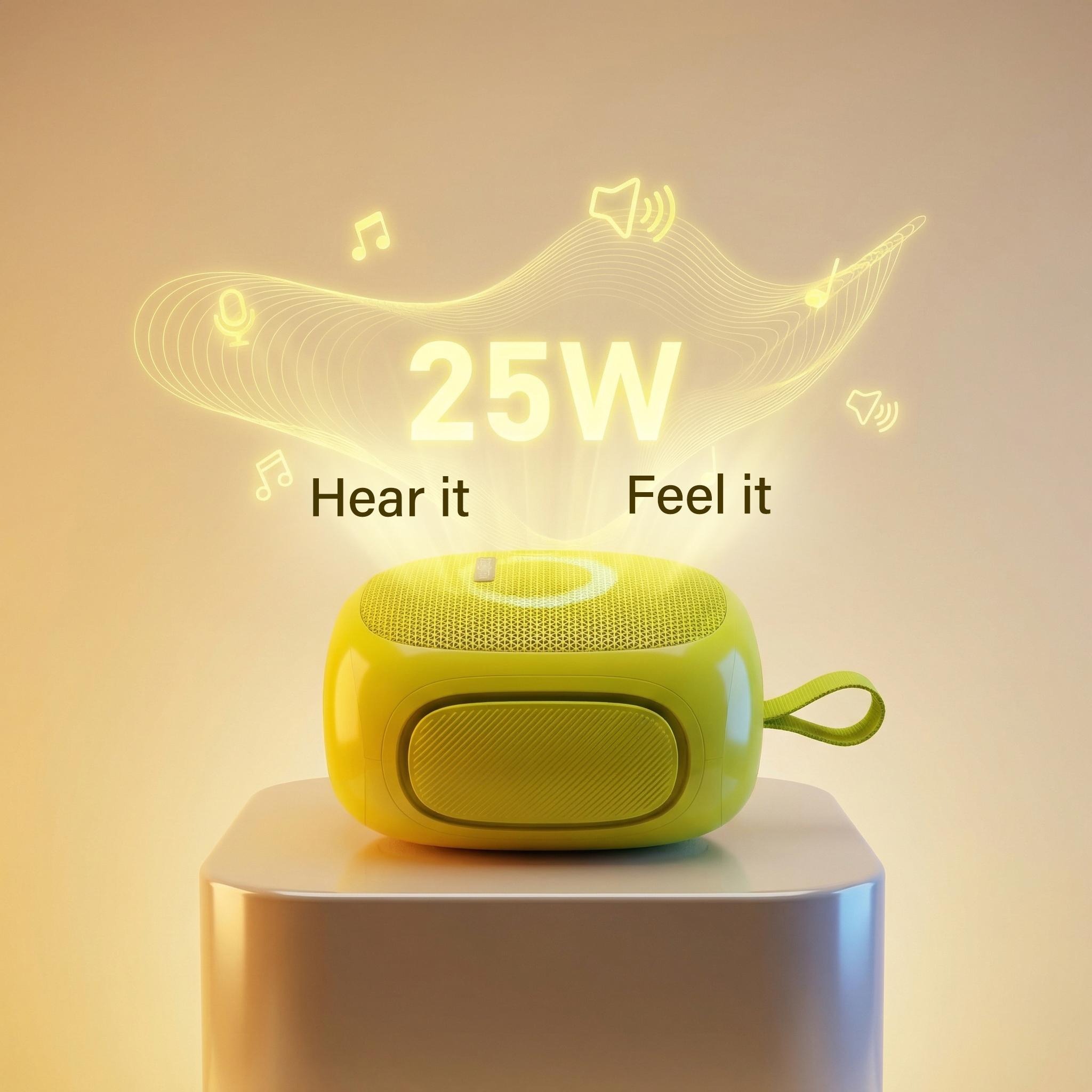 ZeroTech Portable Bluetooth Speaker , Lime Green - ZPCS-P35GN