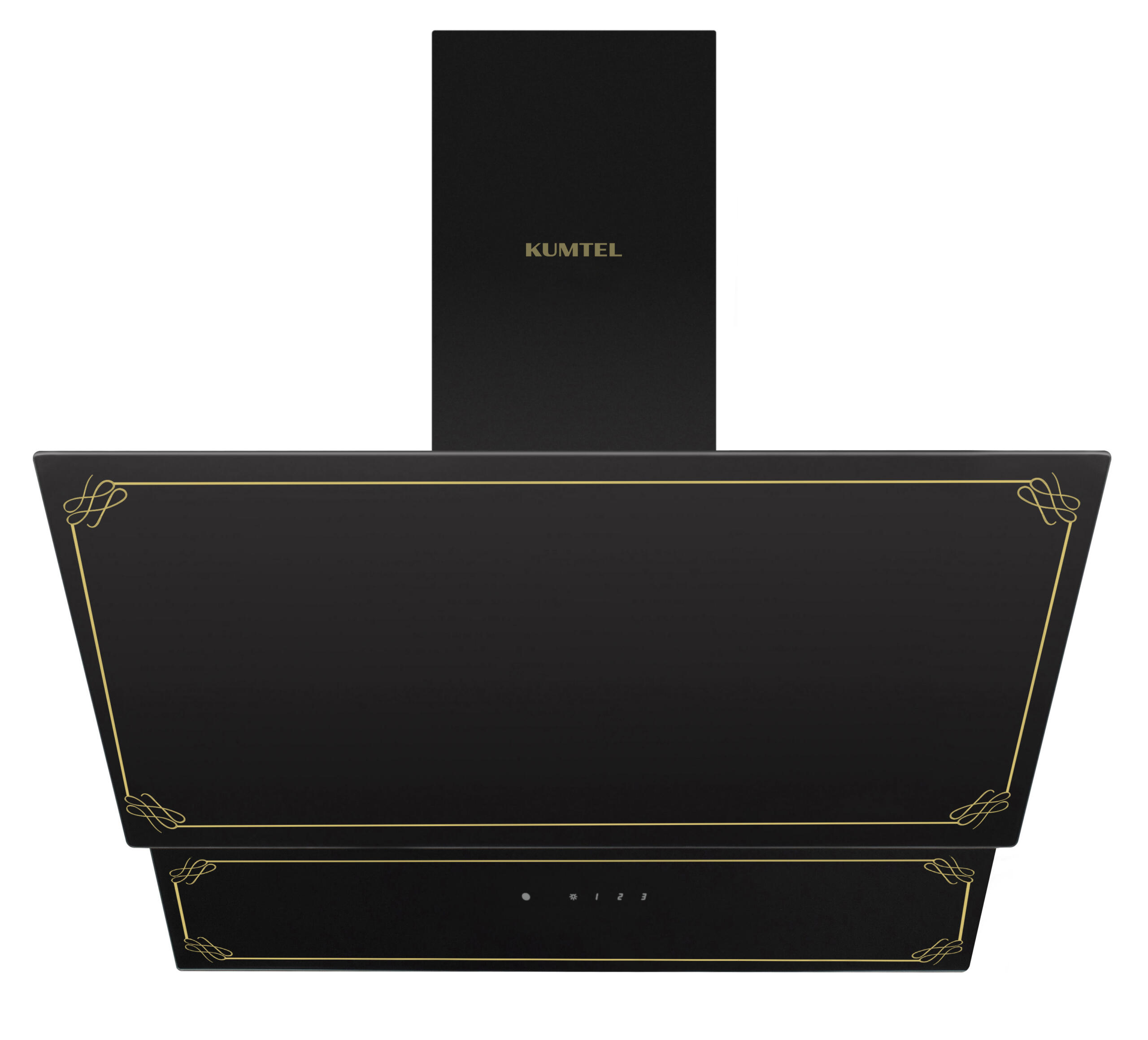 Kumtel Rustiq Built-In Decorative Hood , 60 Centimeter , Black Gold - DA6-835-BL