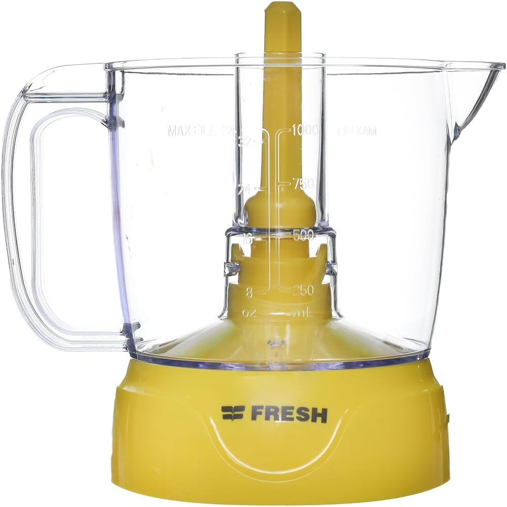 Fresh Electric Juicer , 1 Liter 35 Watt Yellow - FJU-35 W-O