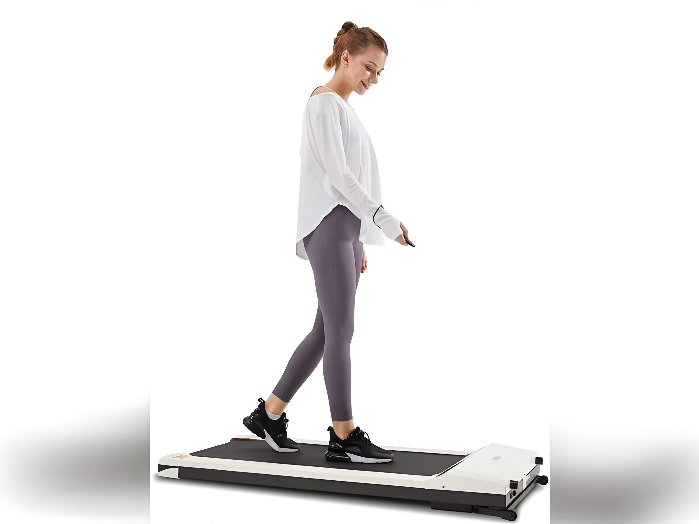 UMAY Walking Pad Treadmill , 100 Kilogram 1.5 horsepower , White