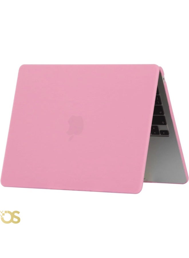 Generic Matte Hard Shell Case with Screen Protector for MacBook Air 13.3-inch (models A1932, A2179, A2337) , Pink