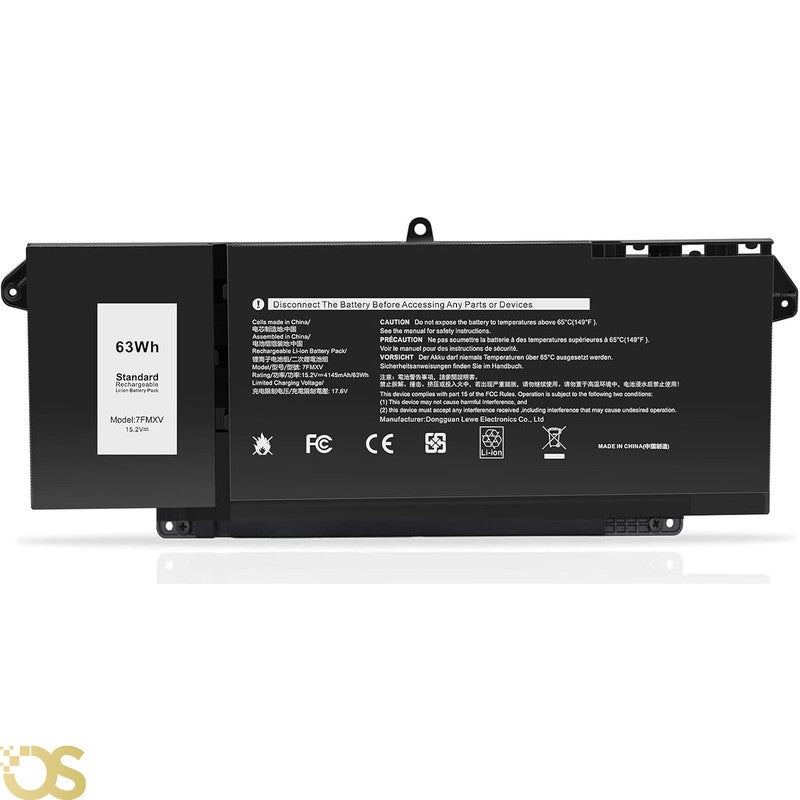 Generic Dell 7FMXV Laptop Battery for Dell Latitude 5320 7320 7420 7520 11th 7FMXV - 7FMXV
