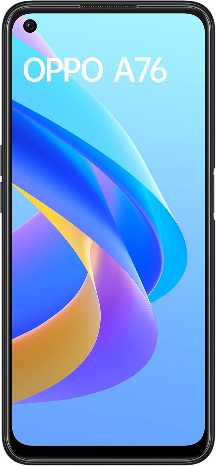 Oppo A76 , 128 GB , 6 GB , 4G LTE , Dual-SIM - Glowing Black