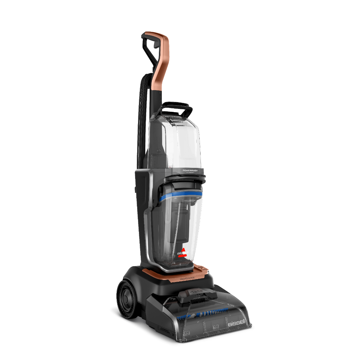Bissell PowerWash HydroSteam Bagless Carpet Cleaner Black Rose Gold - 4201K